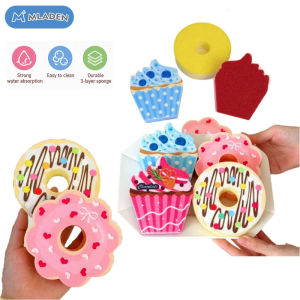 MLADEN Soft Sponge Dishcloths Cleaning Cloths Kitchen Scrubber Pads for Washing Dishes Pots Pans Sponge Cloths Kitchen