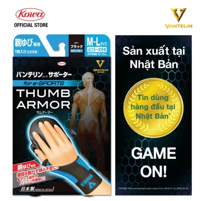 Đai bảo vệ ngón tay cái VANTELIN SUPPORT THUMB ARMOR màu BLUE size M - L