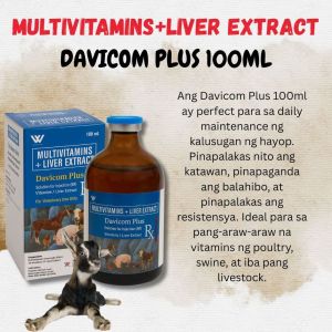 Davicom Plus Multivitamins 100ml Daily Health Support for Animals