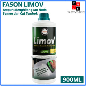 Pembersih Keramik Untuk Noda Semen Dan Cat Fason Limov 900ml Free Kuas