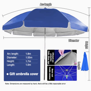 Big Parasol Umbrella Made of Oxford cloth Garden Beach Sun Shade Umbrella Outdoor Night Market Outdoor Umbrella
