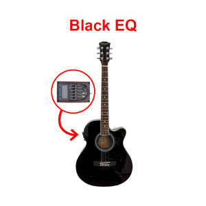 GROOV G-40CEQ 40 Inch EQ Pickup Acoustic Guitar Linden Top Side & Back Cutaway Gitar Akustik EQ Original