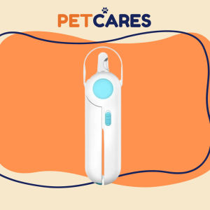 PETCARESMY LED Pet Nail Clipper Dog Cat Toes Claw Magnifier Trimmer Grinder Cutter Grooming Tool Scissor Light