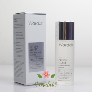 Wardah Crystal Secret Pure Treatment Essence 50ml/TONER WAJAH/ORIGINAL/BPOM/PENGHILANG FLEK HITAM/PENYEGAR KULIT WAJAH