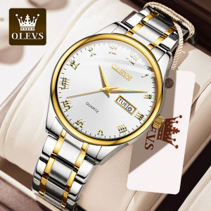 OLEVS Watch for Men Water Proof  Stainless steel Fashion Gift for Men Watches for Men Original Luminous