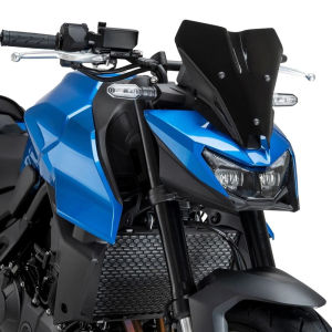 QMSTART Racing Motorcycle Front Windscreen Windshield Fly Screen Shield Wind Deflector with Mounting Bracket Holder For HONDA CB 750 Hornet CB750 2025 2026