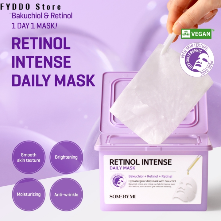 SOMEBYMI Retinol Intense Galactomyces Glutathione Daily Mask Beta ...
