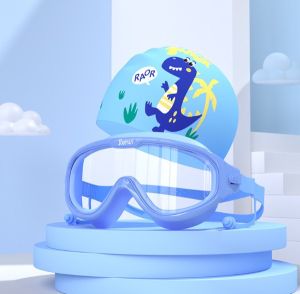 Kính Bơi Trẻ Em Chống Sương Mù và Chống Thấm Nước Nút Bịt Tai Góc Nhìn Rộng Thiết Kế Dễ Dàng Bảo Vệ Trẻ Em Khi Bơi Mắt Kính Trong Suốt Màu Sắc Đa Dạng