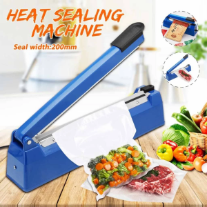 Mitch/ 200mm Impulse Manual Hand Sealer Bag Heat Sealing Machine Plastic Sealing Bag (BLUE)