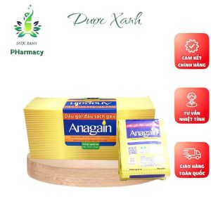 Dầu gội Anagain - Giải pháp sạch gàu nấm da đầu giảm rụng tóc hiệu quả - Hộp 50 gói.