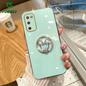 เคสฝาหลัง TPU HP เคสโทรศัพท์แหวนเพชรทองแวววาวสุดหรูสำหรับ Samsung Galaxy S10 Plus/ S20 FE/S20 Plus/S20อัลตร้า/S21 FE/S21 Plus/ S30 Plus/ S21อัลตร้า/S30พิเศษ/S22บวก/S22อัลตร้า/S23บวก/S23พิเศษ