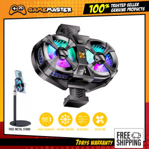 15W Universal Mobile Gaming Phone Cooler Radiator for Game  Livestream Phone Cooling Dual Fan
