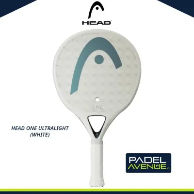 HEAD ONE ULTRALIGHT WHITE PADEL RACKET RAKET - Sports Emporium