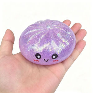 Crystal Bun Stress Relief Toy With Squeezable Fun Creative Anxiety Relief Squeeze Decompression Simulation Bun