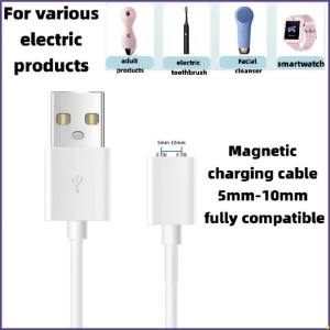 Magnetic charging cable for toys USB charging cable 5mm-10mm suitable for charging vibrators dildos electric toys