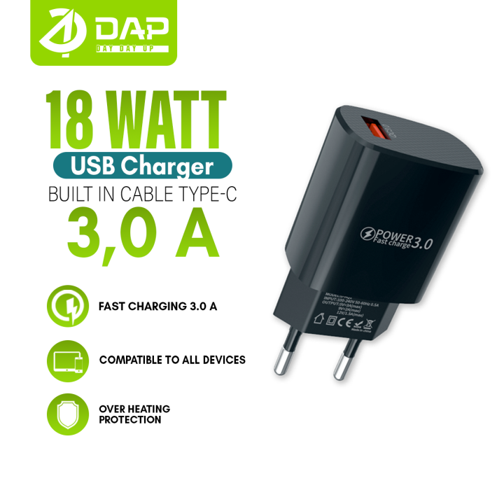 Cas Oppo A52 Charger 18w 18 Watt Charger Oppo 18 Watt Usb Charger