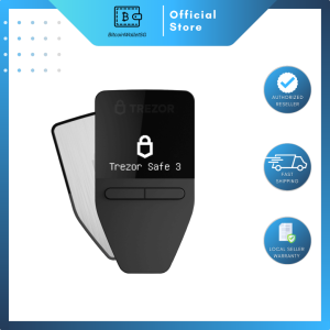 Trezor Safe 3 Hardware Wallet | Certified Secure Element Shamir Backup USB-C | Singapore Authorized Reseller Local Stock Sealed Box