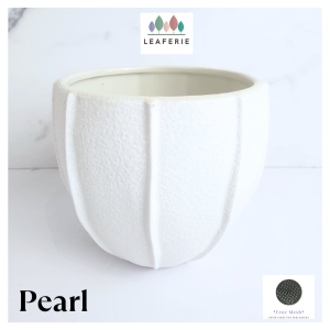 The Leaferie Pearl plant pots Ceramic flowerpot flowerpots flower pot planter planters