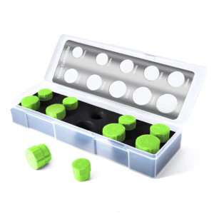 Ergonomic Reusable 0.1mm Precise PC Material Radars Hole Template Kit With Quick Size Identification For Auto Wrapping