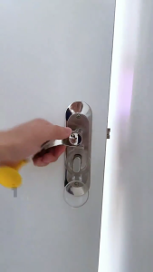 Set of 5pcs Child Safety Deadbolts Protectors Lock Cover Prevents Accidental Room Locking Easy Adhesive Mount for Baby