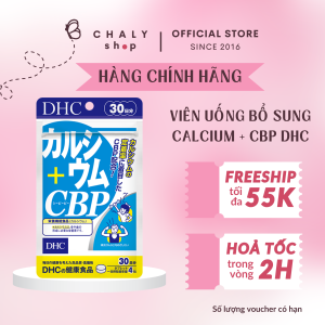 Viên uống DHC bổ sung Calcium + CBP 30 ngày Nhật Bản