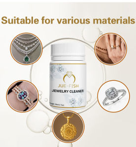 ✨ Multi-Purpose Cleaning Liquid/Cleaner/Spray/Cleaning Supplies Long-Lasting/No Damage Material/Jewelry Brightener/Non-Corrosive/Safe Eco-Friendly/Mall Purchase - JUE FISH Jewelry Cleaner