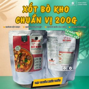 Xốt gia vị bò kho Shammi gói 200g xốt bò kho chuẩn vị đậm đà không phẩm màu (Đạt chuẩn US/UK)