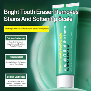 Baking Soda Gum Eraser Teeth Whitening