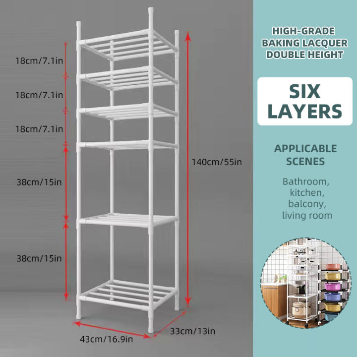 Multifunctional Kitchen Thicken Shelf Storage Rack organizer Rustproof ...