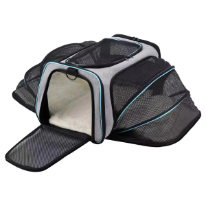 Foldable Carrier for Pet Expandable Dog Cage Breathable Cat Nest Pet Backpack Portable Out Travel Backpack可扩展猫包