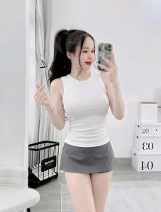 Áo sát nách cổ tròn KVYBODY A22 chất cotton borip lụa dày mịn co giãn thích hợp mặc ở nhà đi chơi đi dạo đi du lịch