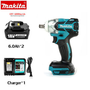 (มีการรับประกัน)Makita ประแจไฟฟ้า  Dtw285 ประแจผลกระทบ ประแจซ่อมรถยนต์ นั่งร้าน 18V ยางซ่อมรถยนต์ไร้แปรงถ่าน
