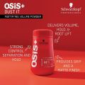 SCHWARZKOPF OSIS Dust It Mattifying Powder 10 gr / Bedak Rambut / Penambah Volume Rambut / Bubuk Hair Styling. 