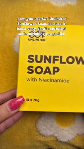 SCT Unlimited Sunflower Soap with Niacinamide 70g 3 Bars