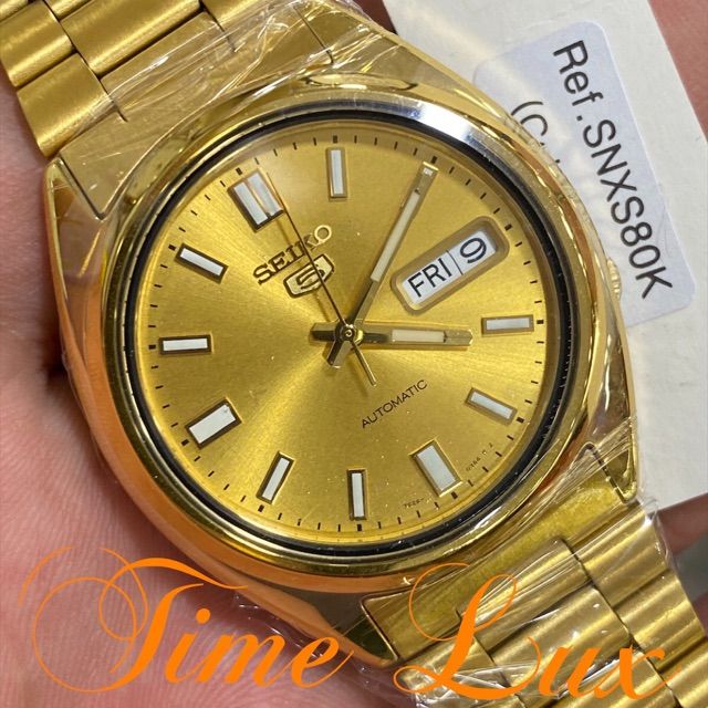 SEIKO SNXS80K MENS GOLD AUTOMATIC Lazada PH