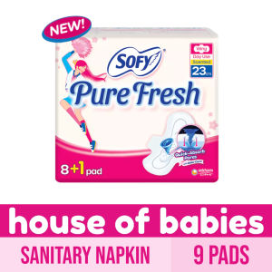 Sofy Sanitary Napkin Pure Fresh with Wings 23cm 9 Pads