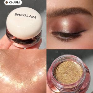 SHEGLAM Starstruck Cream Eyeshadow Pot Smooth Shimmer Longwear No Crease Cream Eye Shadow Makeup