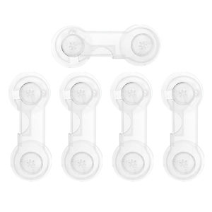 ตัวล็อคตู้ แบบใส มินิมอล ปลอดภัยสำหรับเด็ก | สำหรับลิ้นชัก ตู้เย็น ชักโครก