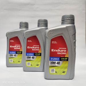 3 PCS Oli Motor Pertamina - ENDURO 4T RACING 10W-40 API SL (1 L)