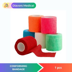 Cohesive Bandage (perban gulung tanpa plester)/tulang keseleo 5cm x 45 m 1roll
