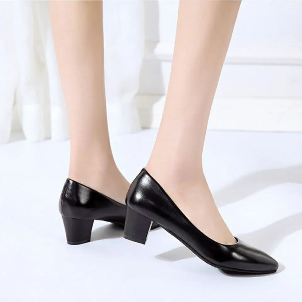 MYKUTSU Zuline Women Low Heels (Plus Size 34-45) Lazada