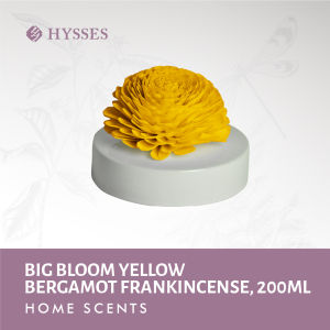 Hysses Big Bloom Diffuser Yellow Bergamot Frankincense 200ml