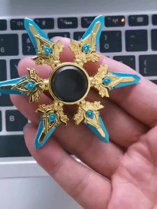 指尖陀螺原神霸气手指陀螺新款网红限量版解压玩具指间旋转黑科技