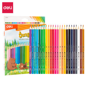 Deli Coloring Pencil / Pensil Warna 12/24 Warna Hexagonal Jinggo Series Pewarnaan Cerah EC121