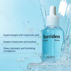 TORRIDEN DIVE-IN Low Molecular Hyaluronic Acid Serum 50ml hydrate and soothe the skin.Moisture Glow Inner Deep Moisutre