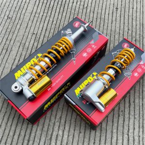 SHOCKBREAKER MUPO RACE VESPA SPRINT PRIMAVERA SHOCK TABUNG BAWAH SEPAKET DEPAN 320MM DAN BELAKANG 470MM WARNA KUNING / HITAM SHOCK BREAKER MONOSHOCK KLIK REBOUND FUNGSI ADJUSTABLE SHOCK TABUNG ISI PREMIUM ORIGINAL SHOK SET 2 PCS MONO SHOK SINGLE REAR FRON