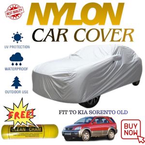 KIA SORENTO OLD Waterproof Nylon Car Cover Lightweight For Regular SUV Car Protection With Chamois Towel