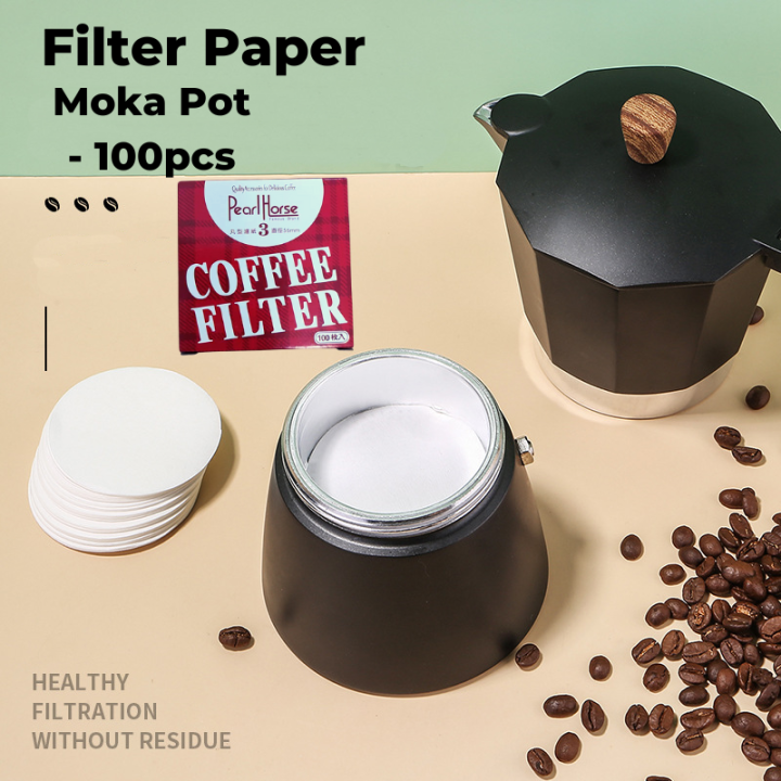 Ready Stock Moka Pot Coffee Filter Papers Paper 56mm/60mm/68mm Lazada