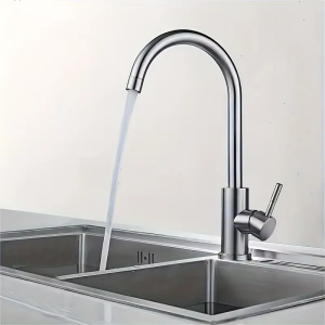 HW067- Faucet Kitchen Stainless Sink Faucets 360° Rotate Modern Faucet Thickened Tube