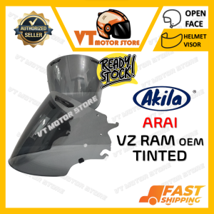 🔥HOT ITEM🔥 AKILA ARAI VZ-RAM OEM OF OPEN FACE HELMET VISOR REVO DAY & NIGHT